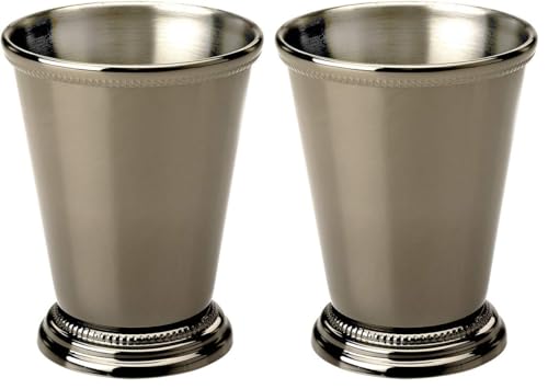 Image of Barfly Black Julep Cup, 12 oz,M37032BK (Pack of 2)