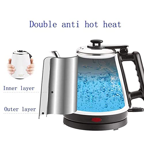 Bouilloire double anti-scalding blanche pour éviter les brûlures - 5
