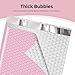 METRONIC 8.5 x 12 Bubble Mailers 40 Pack, Light Pink Bubble Mailers, Strong Adhesion Padded Envelope, Shipping Envelope Bubble Mailer, Bubble Envelopes for clothing, Bubble Mailer Usable Size 8.5 x 11