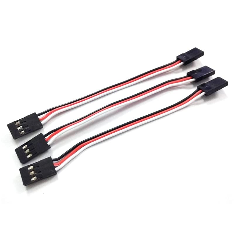 Accesorios para helicópteros RC For JR Cable de alambre 100 unids/lote 10CM 15CM 20CM 30CM macho a macho for JR enchufe Servo extensión Cable de plomo 100mm for RC Avión Quadcopter Accesorios para el