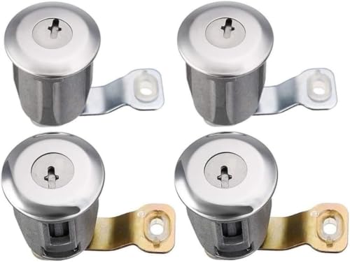 Cilindro de cerradura 252522 para Peugeot Partner y Citroen Xsara 1996-2007, juego de 4 llaves 5