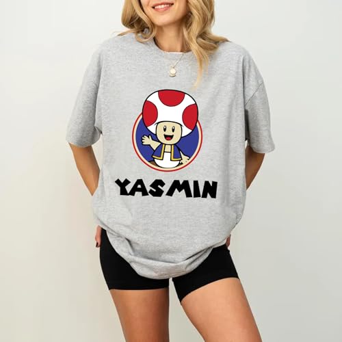Image of Customizable Super Family Shirt, Customized Friends Matching Tee, Birthday Shirt, Shirt Kart Shirts, Yoshi Bowser Jr Daisy Rosalina Peach Koopa Waluigi Wario Toad T Shirts
