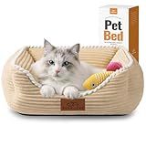 Comodidad mejorada: ya sea un cachorro pequeño o un gatito, pueden disfrutar de una experiencia de sueño perfecta en esta cama suave y cómoda.