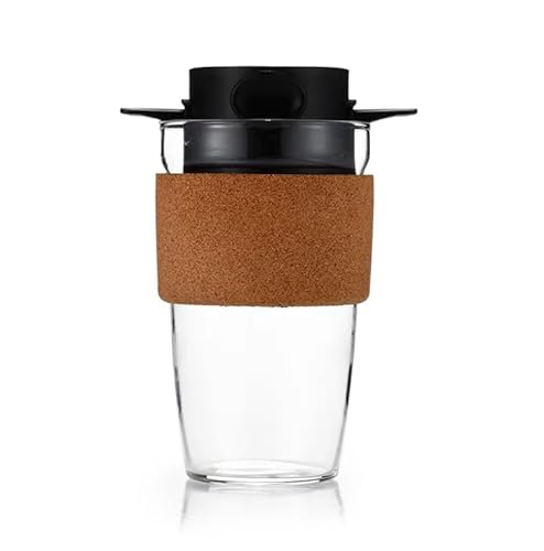Mini filtro coador de café portátil reutilizável em aço inoxidável sem papel