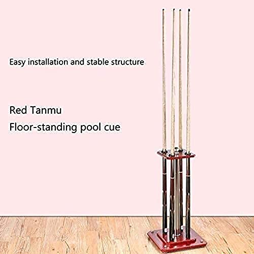 Support de billard pour 4 queues, rack marron vertical et durable pour accessoires de billard