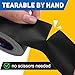EZLYFF Black Gaffers Tape 3Pack, 1.8inch x12Yards(Total 36Yards) 11 Mil Industrial Grade Black Gaff Tape, No Residue, Non-Reflective, Easy Tear, Gaffers Tapes for Securing Cables, Photography, Studio.