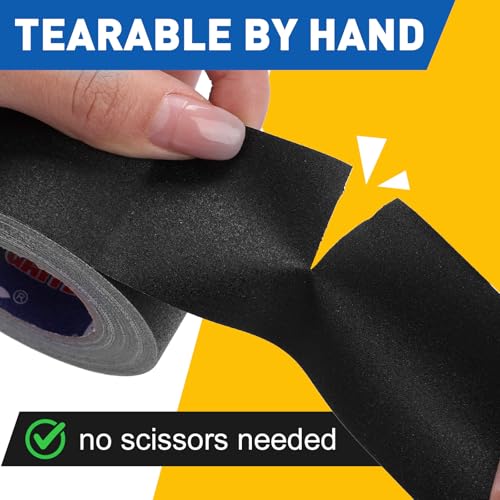 EZLYFF Black Gaff Tape 5 Pack, 3 Inch x 30 Yards Black Gaffers Tape, Waterproof, No Residue, Non-Reflective, Easy Tear Gaffers Stage Tape, 11 Mil Matte Gaffers Tapes for Stage, Photography, Studio. by EZLYFF - Image 6