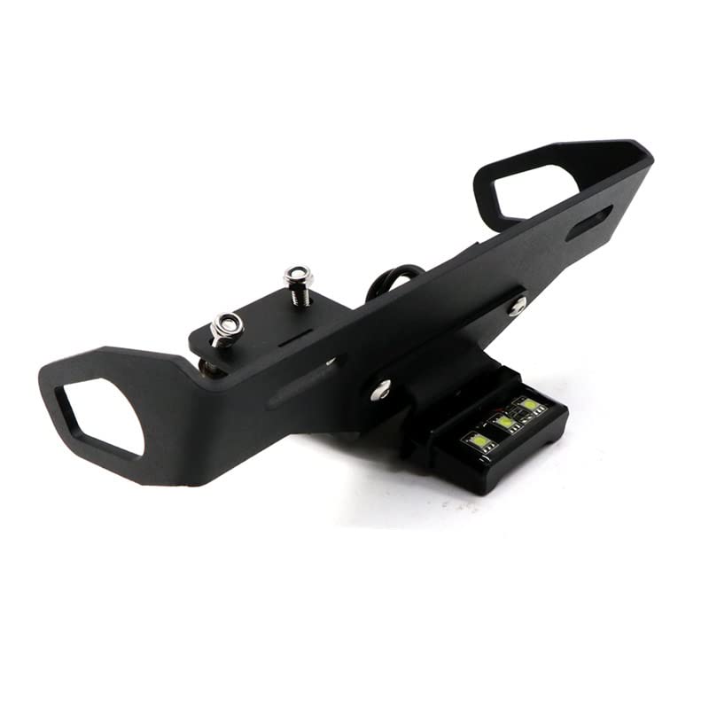 Support de plaque d'immatriculation de moto LED étanche pour Kawasaki Z1000