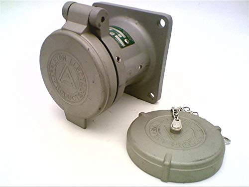 APPLETON ADR6044 4 Pole, 600 VAC, POWERTITE, Receptacle, 4 Wire 