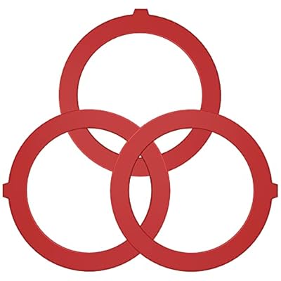 Flush Valve Seal for Kohler, 3-Pack Upgraded Silicone Material Canister Flush Valve Toilet Gasket Replacement Parts for K-GP1059291, Easy to Install and Uninstall