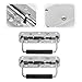 Beaupretty 2pcs Chrome Plated Folding Flight Case Handles 140X80X43Mm Spring-Loaded Cover-Free Tool Box Knobs for Industrial and Instrument Cases