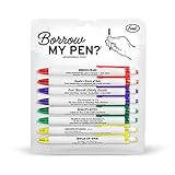 Genuine Fred Borrow My Pens, Set of 8, G-Rated
