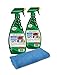 Turtle Wax 50834 1-Step Wax and Dry, Quick and Easiest Step to High Shine, for Cars, Trucks, Motorcycles and RVs, 26 oz. Double Pack with Microfiber Towel