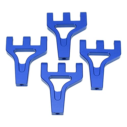 Image of RC Front Rear Upper Swing Arms 4Pcs, Aluminum Alloy Swing Arm Replacement Compatible with 1 /6 Shredder REDCAT RC Car Sportinggoods Model Car Accessories(Dark Blue)