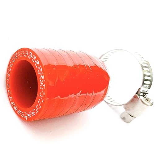 Bekelan 3/4" (19mm) ID Silicone Coolant Cap, High Temp Heater Hose Cap, Red