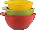 Trudeau Maison Set of 3 Mixing Bowls, Multicolor