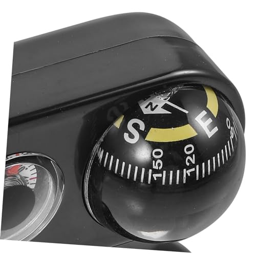 Bola Brújula para Coche Mikikit con Termómetro y Montaje Adhesivo en Tablero, Indicador de Dirección para Vehículos, Barcos, Camiones y Accesorios de Viaje al Aire Libre miniatura 3
