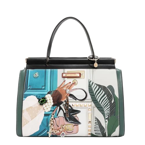 El Mejor Listado de Bolsos Nicole Lee los 5 mejores. 39 Bolsa Cuadrada Nicole Lee Versátil Estampada Emotion SS26