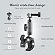 TELESIN Universal Handlebar Tube Clamp Mount for Sport Cameras (Aluminium)