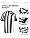 WILLBEFIT Men's Referee Shirt Women Official Football Basketball V-Neck Ref Jersey for Halloween Costume Umpire Waitress Uniform L