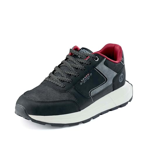 Chaussures de randonnée homme en cuir à lacets pour marche et loisir