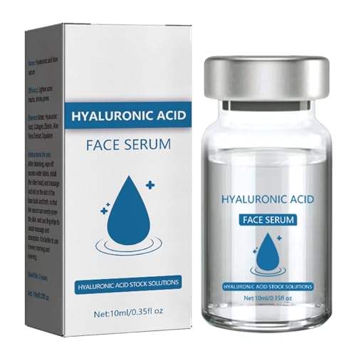 Esencia de Ácido Hialurónico,Suero Hidratante con Ácido Hialurónico,Sérum Facial Antiedad con Ácido Hialurónico,Suero de Ácido Hialurónico Puro,Suero de Ácido Hialurónico,10ml