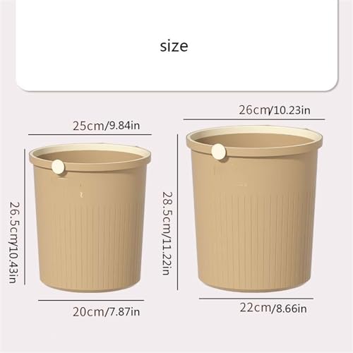 Papelera de baño de alto valor estético para oficina pequeña azul 3
