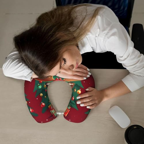 Almohada de poliéster negra ajustable para cuello miniatura 7