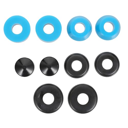 Totority 1Set Shockproof Mat for Skateboards Durable PU Cushions and Pivot Cups for Shock Absorption Easy Installation Suitable for All Skateboard Trucks