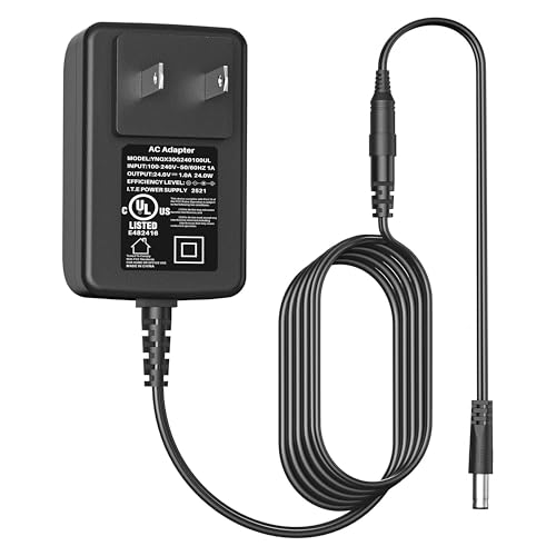 VIFOCUFY 24V AC/DC Adapter Compatible with Epiphone Electar 10 Electar10 Solid State Electric Guitar Amps Amplifier Practice Amp 24VDC 22W DC24V Class 2 Transformer Charger Power Cord Supply