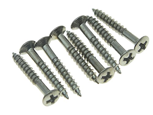 Dopro Bague de micro Humbucker à filetage impérial/américain - Vis de hauteur de micro Humbucker - Vis de montage - Cadre entourant le micro - Ressorts pour EMG/Seymour Duncan/Dimarzio Nickel – vue 4