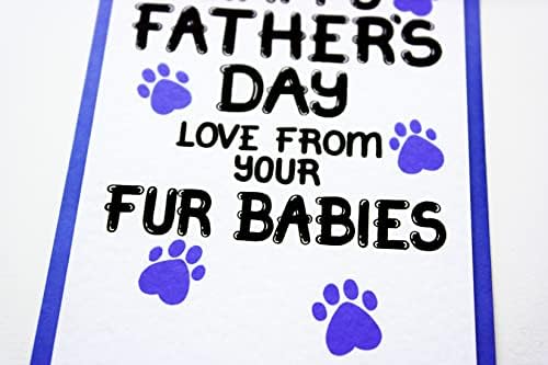 Fathers Day Card From Fur Babies, Dogs, Cats, Rabbit, For A Dog Daddy, Cat Dad - View 4
