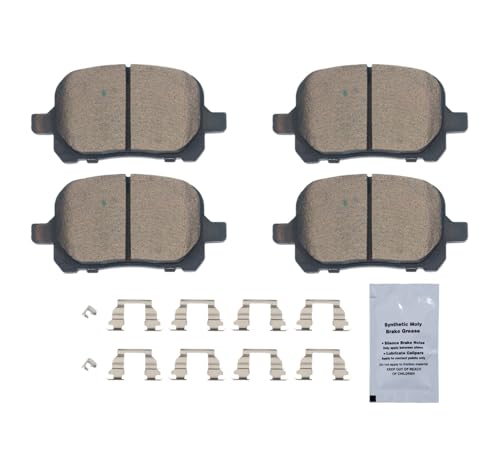 Image of HUSCH D707 Front Ceramic Brake Pads Kit Fit For Lexus ES300 1997-2001, For RX300 1999-2001, For Toyota Avalon 1998-2005, For Camry 1997-2001, For Solara 1999-2003