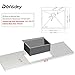 25 Laundry Sink Drop In - Donsdey 25×22 Drop In Kitchen Sink Stainless Steel 16 Gauge Round Corner Topmount Drop In Single Bowl Utility Laundry Kitchen Sink Basin