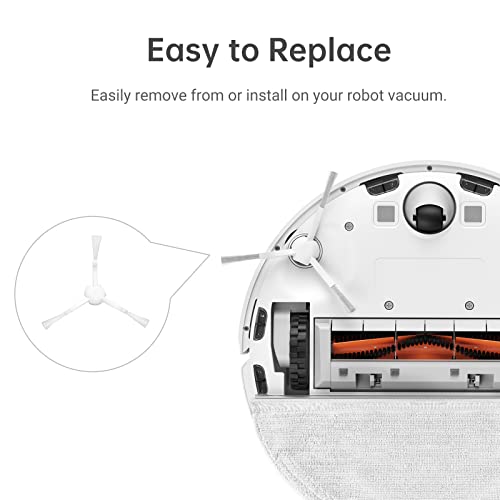 Image of Dreametech Side Brush, Compatible with D9 Robot Vacuum, Robot Vacuum Replacement Brush for Cleaning Floors /Carpets
