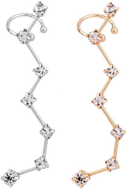 ノジェス 北斗七星ピアス k10 星座ピアス　ゴールド　ラインストーン ノジェス 北斗七星ピアス k10 星座ピアス ゴールド ラインストーン