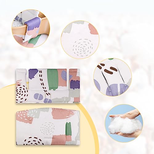 Image of for Tripp Trapp High Chair Cushion, Comfortable for Tripp Trapp High Chair Cushion, with Two High Chair Placemat, for Tripp Trapp Cushion Set Makes It More Comfortable for Baby (Light Color Print)