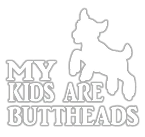 My Kids are Buttheads k570 Sticker 6 inch Goat Decal