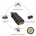 chenyang XT60 to XT30 Adapter,XT60 Male to XT30 Female Bidirectional Charging Conversion Adapter for Aircraft Model/Car Model/Remote Control Toy/Battery Charger