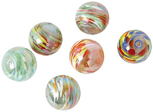 Bartl Glas-Murmeln 40 mm, 6-TLG.