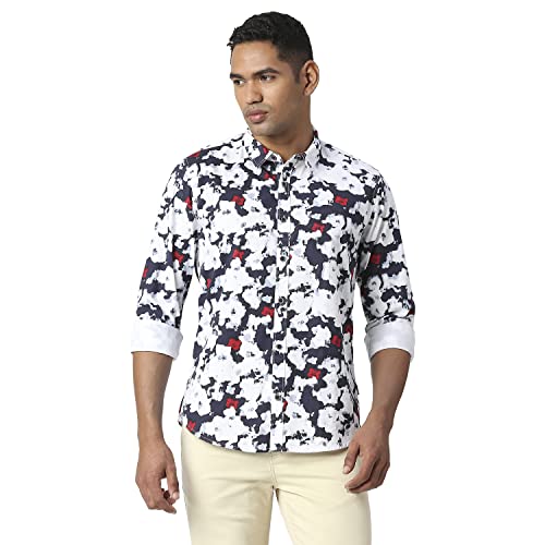 Image of Pepe Jeans Men's Casual Shirt | Trendy Printed Shirt for Men| Regular Fit | Full Sleeve | Available in Plus Size, Cotton