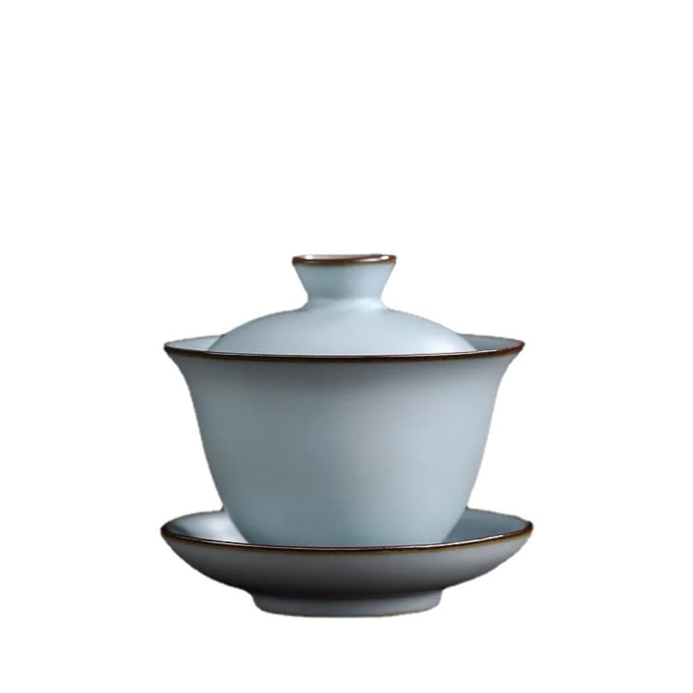 Gaiwan grande tasse à thé céramique peinte à la main 190 ml cadeau idéal