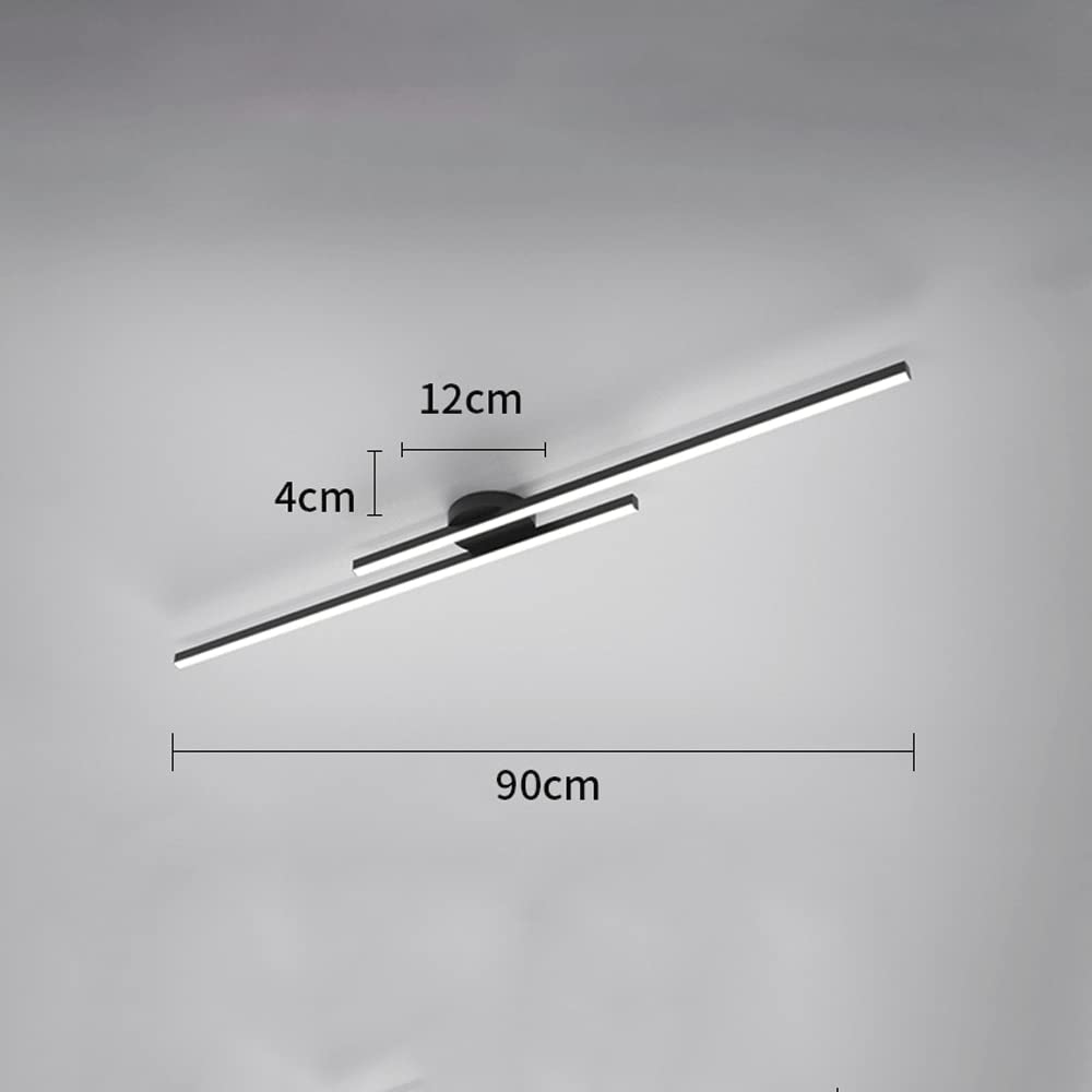 Minimalistyczna lampa wisząca LED, długa półwpuszczana sufit, nowoczesny żyrandol, liniowe oświetlenie sufitowe, do salonu, sypialni, korytarza