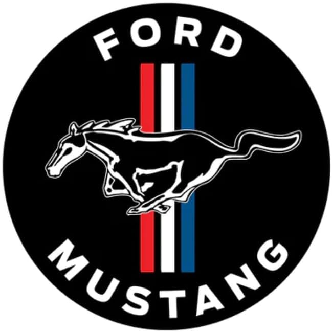 Mustang　マスタング　ロゴ ボールペン 青 Amazon.co.jp: フォード マスタング スクリーンプリント ラウンド