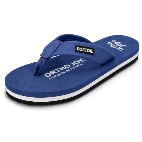 Image of ORTHO JOY EXTRA SOFT Ultra Cushion Slippers for Men's| Doctor | Lightweight & Comfortable| Orthopedic & Diabetic| Casual & Stylish| Non-Slip Durable Mcr Dr Chappals & House Flip flops For Gent's & Boy's