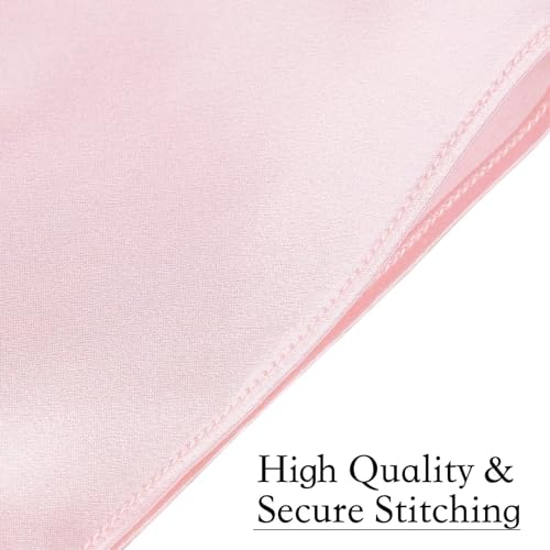 Image of MANSPHIL 100% Real Mulberry Silk Pocket Square for Men, 11x11 Inch Solid Handkerchiefs, Multi Colors