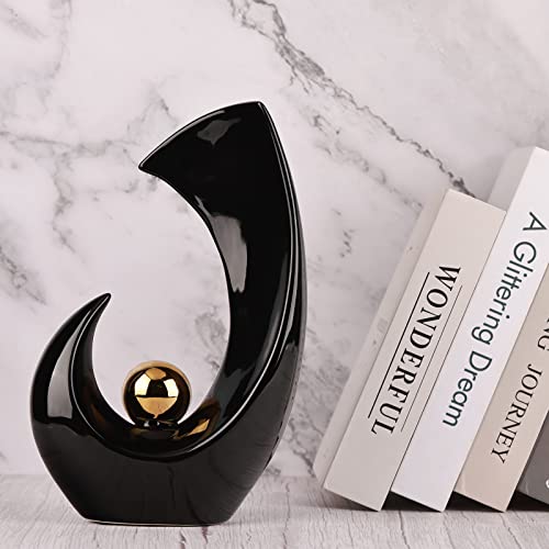 Black Home Decor Accents, Coffee Table Funky Decor Modern Aesthetic Room Decor, Abstract Art Statue Decor Center Piece For Dinning Room, For Light Luxury Decorations For Stores, Hotels, Living Rooms #TOP2