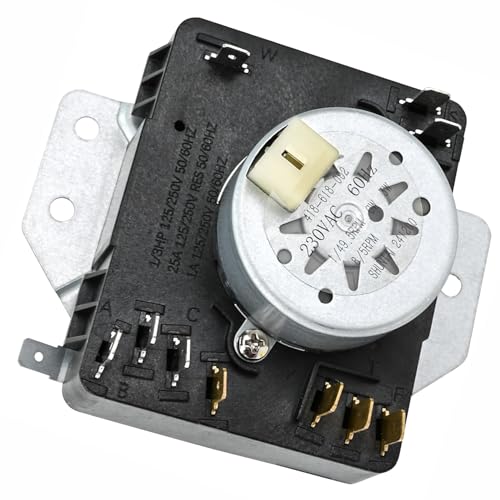 Upgraded W10185982 WPW10185982 Dryer Timer Compatible with Whirlpool Maytag Kenmore Admiral Crosley Inglis Magic Chef Norge Roper Replacement for AP6016541 PS11749831 1546812 WPW10185982VP