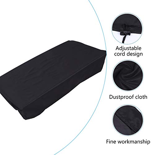 ARTIBETTER Tampa Do Teclado de Piano Preto 61 Teclas Do Teclado de Piano Digital Elétrico Tampa Prot