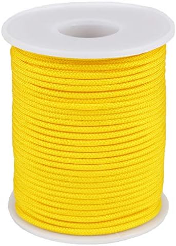 Nylon Twine Cord Thread String for Necklace Bracelet Jewelry Making Crafting Accessories (Black, 2mm-98feet)